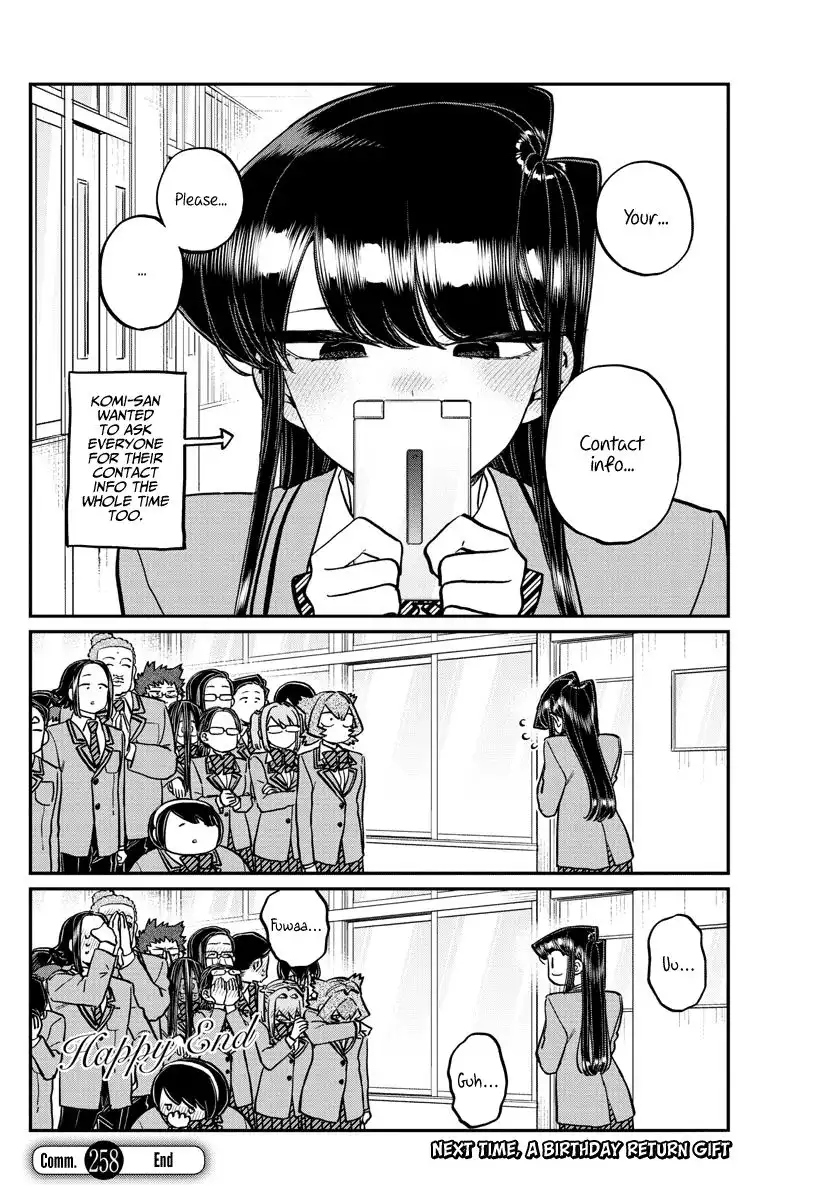 Komi-san wa Komyushou Desu Chapter 258 18